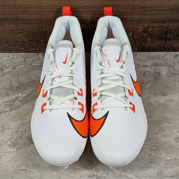 Nike Vapor Edge Speed 360 2 Men\'s 10.5 White Orange Football Cleats FQ4045-100 main image 5